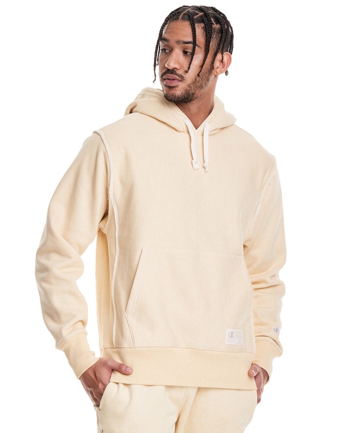 Champion Hoodie Heren - Room - Natural State Reverse Weave ( 739280-ETI )